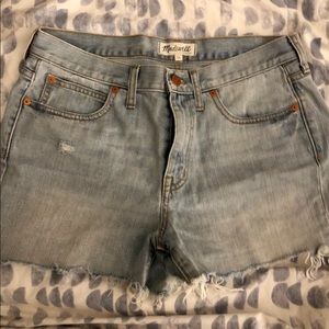 MADEWELL DENIM SHORTS